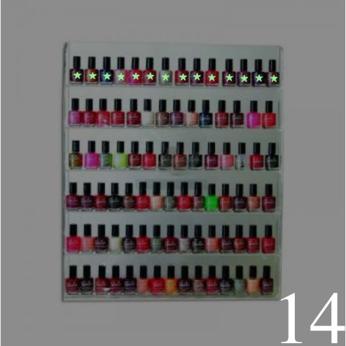 Ground-truth annotation for nail polish in the top layer